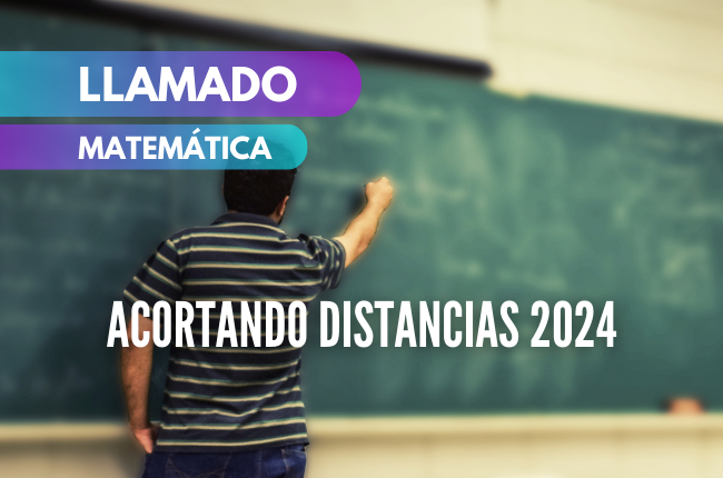 Acortando Distancias

Pasantías dirigidas a maestros/as y docentes que tengan interés de participar en laboratorios donde se realiza investigación en #Matemática

Se desarrollarán durante el mes de febrero de 2024

Postulaciones hasta el 17/12

+info
pedeciba.edu.uy/es/llamado/lla…