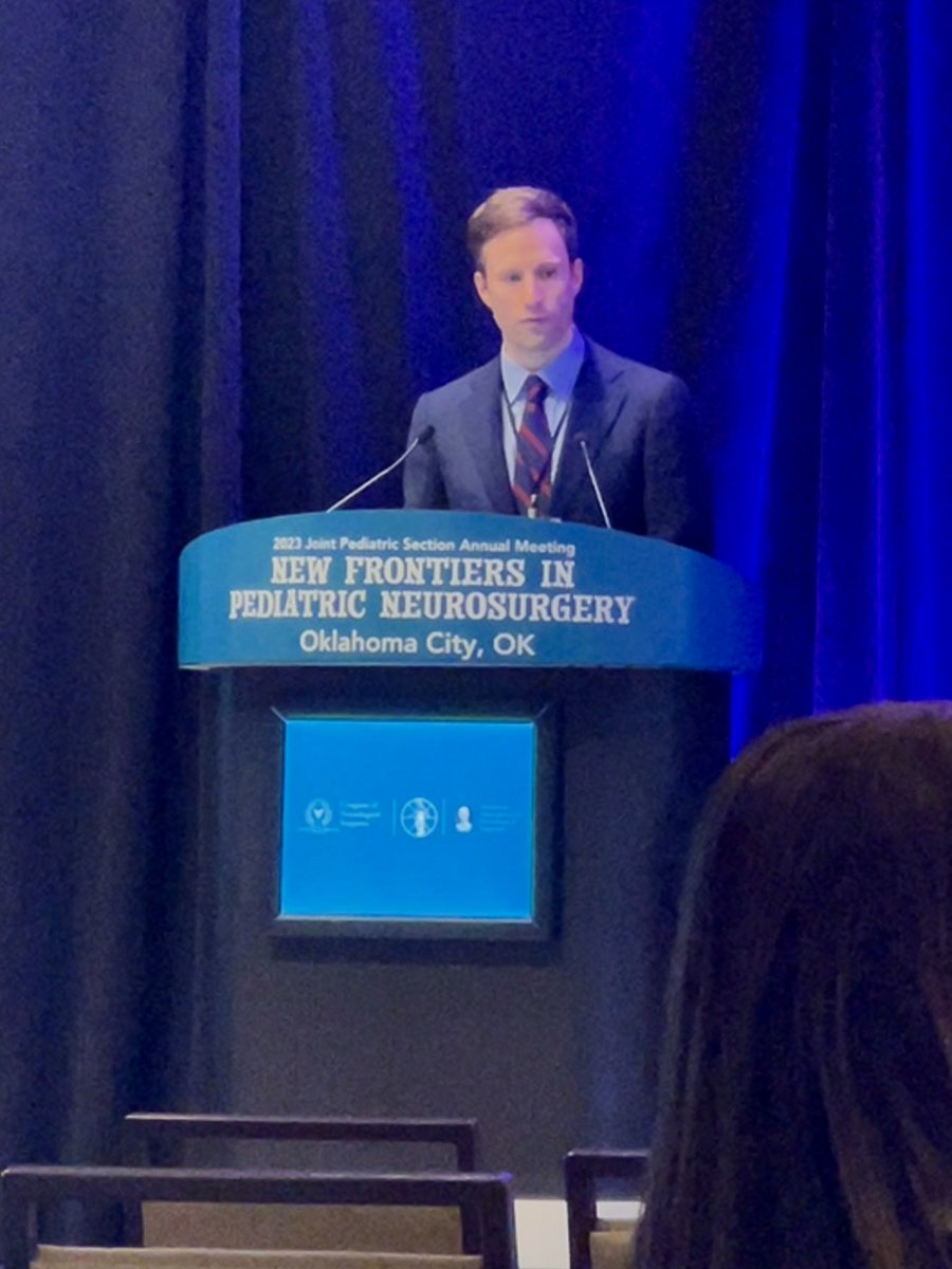 rbarnettmd's tweet photo. Awesome talk @PedsSection by my best friend and former co-chief @UNCneurosurgery, @MartinPiazza5, the current pediatric neurosurgery fellow at @PittNeurosurg @ChildrensPgh!! #pediatricneurosurgery @TaylorAbelMD @QuinseyCarolyn https://t.co/LmPzU1I5En