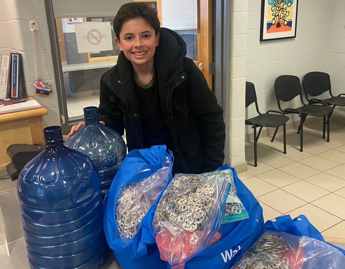 SPOTLIGHT💡: A student-led initiative <a href="/EthelGardinerPS/">EthelGardinerPS</a> in Georgetown has resulted in the collection of thousands of pop can tabs to help raise funds for regional nursing homes to help support assistive devices like wheelchairs and walkers. 

➡️Read here: bit.ly/4a0S5KW