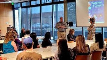 Highlighting the the Congress to Campus 2023 (bit.ly/41bFtwD) from the <a href="/msudenver/">MSU Denver</a>! This community-oriented activity was featured in <a href="/ADPaascu/">AASCU's American Democracy Project</a>'s monthly newsletter. Thanks to ADP for being a great partner!