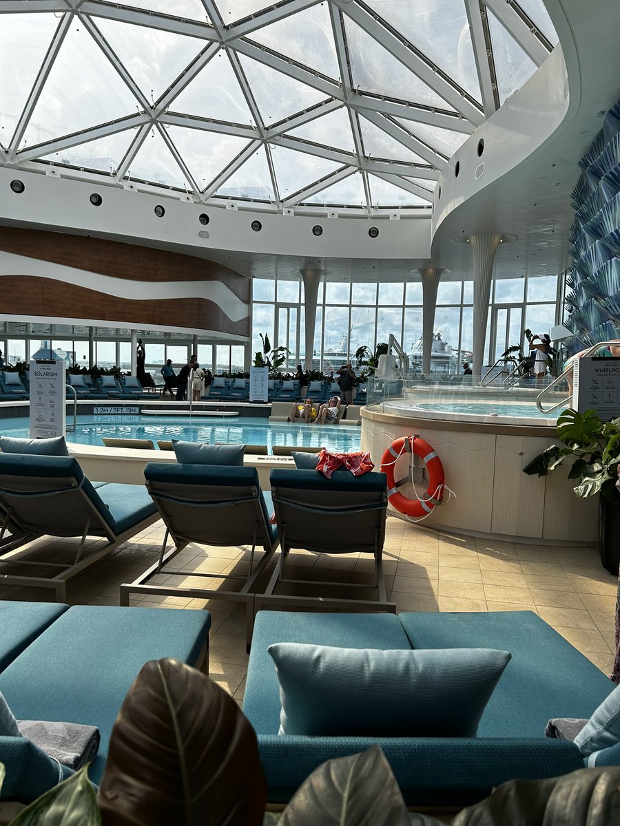 uk_sally's tweet photo. Thank you to @CelebrityUK for inviting me to the naming ceremony of #CelebrityAscent This new ship is stunning in the Florida sunshine!! @Cruise_118 https://t.co/vgSd8KFtX9