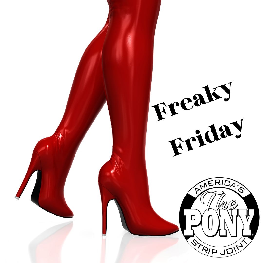 Follow your favorite Pony Princess into a VIP room tonight. It is the #freakend, afterall. 💋💋💋 . . . #PoplarBluff #ThePony #PonyParty #JerryWestlundPresents #AlwaysAPartyAtThePony #FreakyFriday