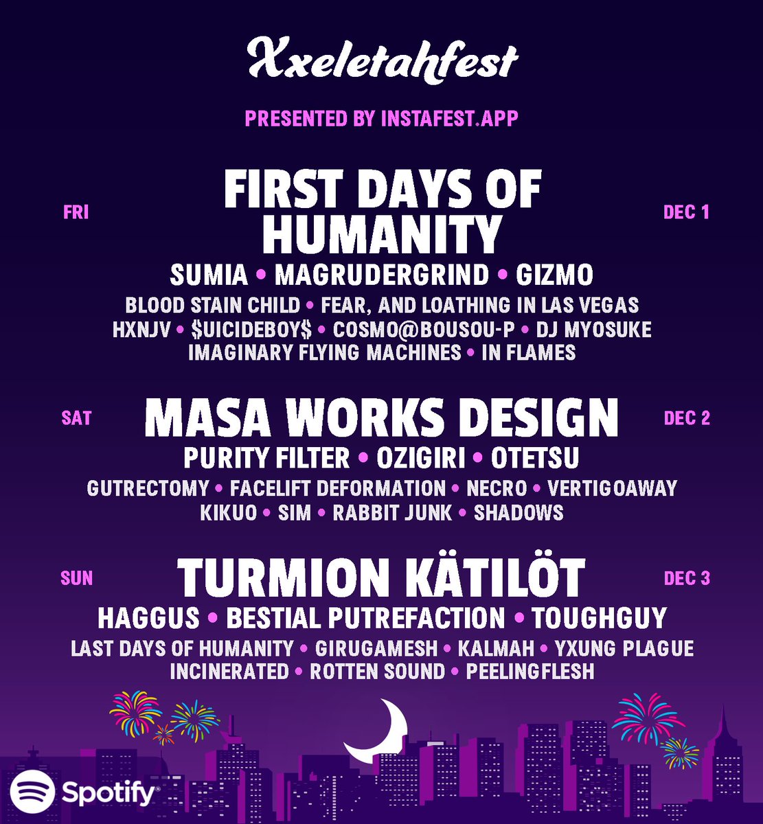 Xeletah's tweet photo. Well, since it is end of the year #SpotifyWrapped time, let¨s do this too #instafest https://t.co/y9vCa2eJiU