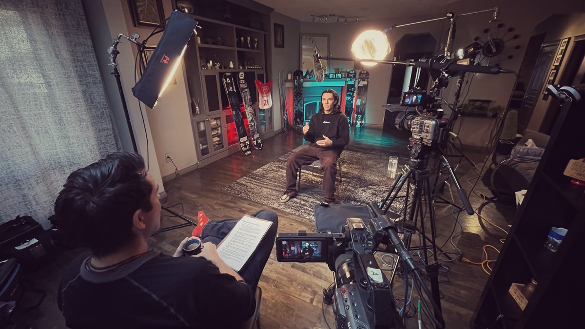867Kelvin's tweet photo. As many of you know, we're always working on secret projects haha...

I spent the past couple days filming with Dene Olympic Snowboarder Liam Gill. We're developing a doc series on elite Indigenous athletes, and can't wait to share more in the coming months! #IndigiFilm https://t.co/RGlgWWZ4k1
