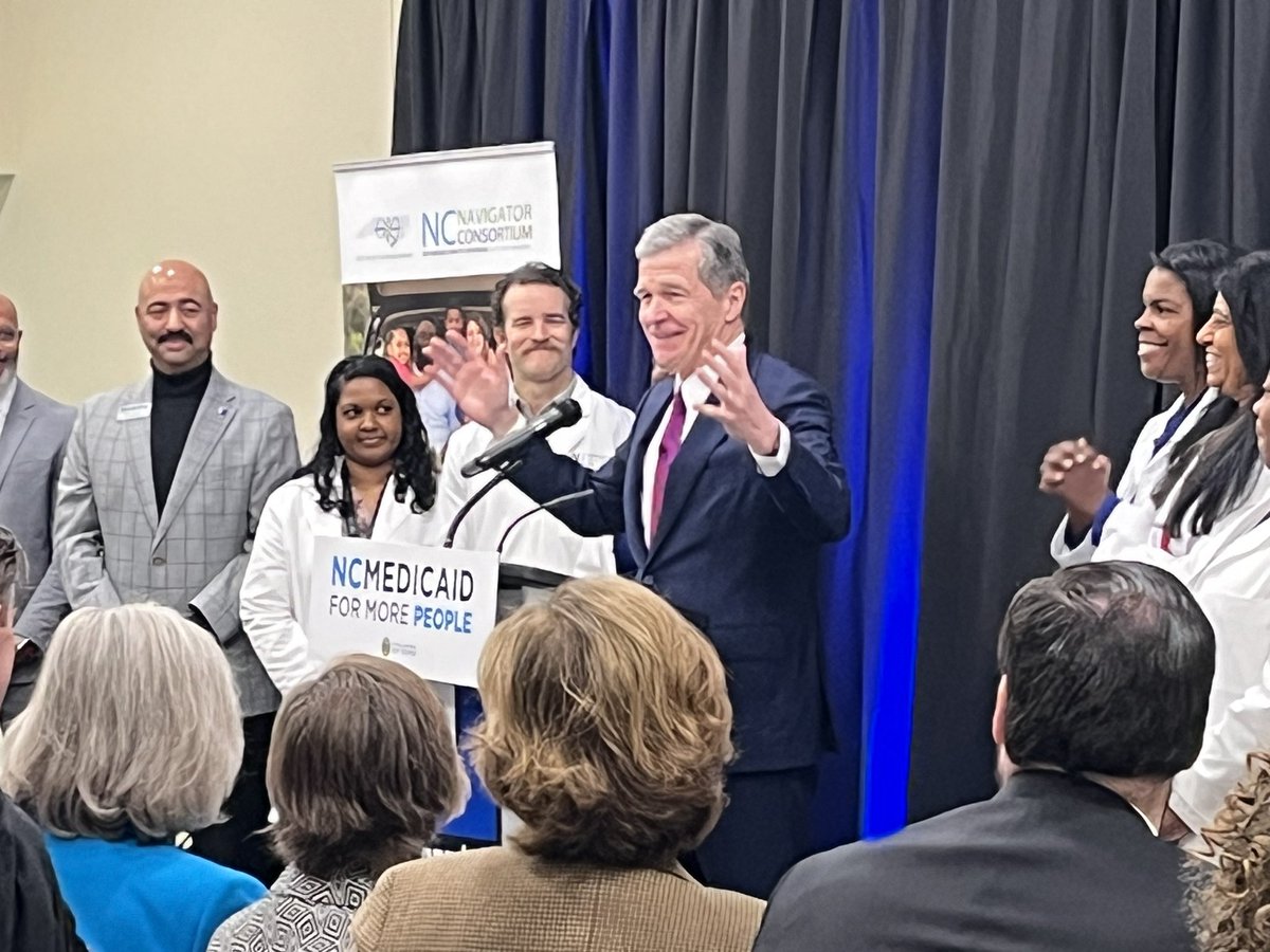 Happy #NCMedicaid Expansion day! I had the pleasure of attending the kick off this morning with NC Governor Cooper and <a href="/ncdhhs/">NCDHHS</a> Sec. Kinsley. So proud of the work that <a href="/CLTLegAdvocacy/">Charlotte Center for Legal Advocacy</a> and <a href="/NavigatorNc/">NC Navigator Consortium</a> are doing to help the newly eligible connect to the care they need.