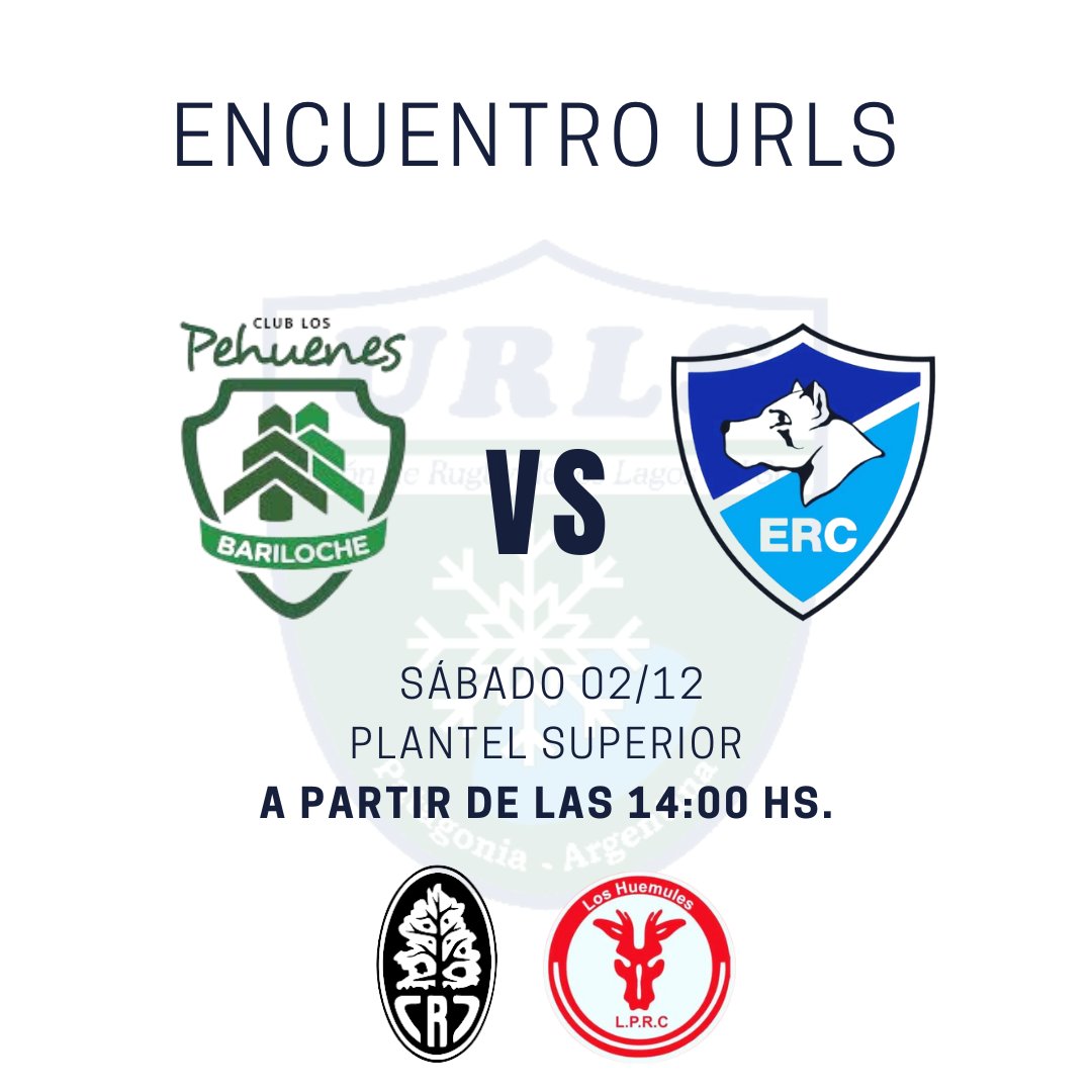 EsquelRugbyClub's tweet photo. ¡Juega la primera! 🏉

El Plantel Superior de Nuestro Club, el día de mañana va a estar viajando a Bariloche, para disputar un Encuentro Amistoso, que organiza Pehuenes, junto a Huemules (Lago Puelo) y Coihues (Villa La Angostura), a partir de las 14:00 hs. ���️ https://t.co/HwjbM13ETj