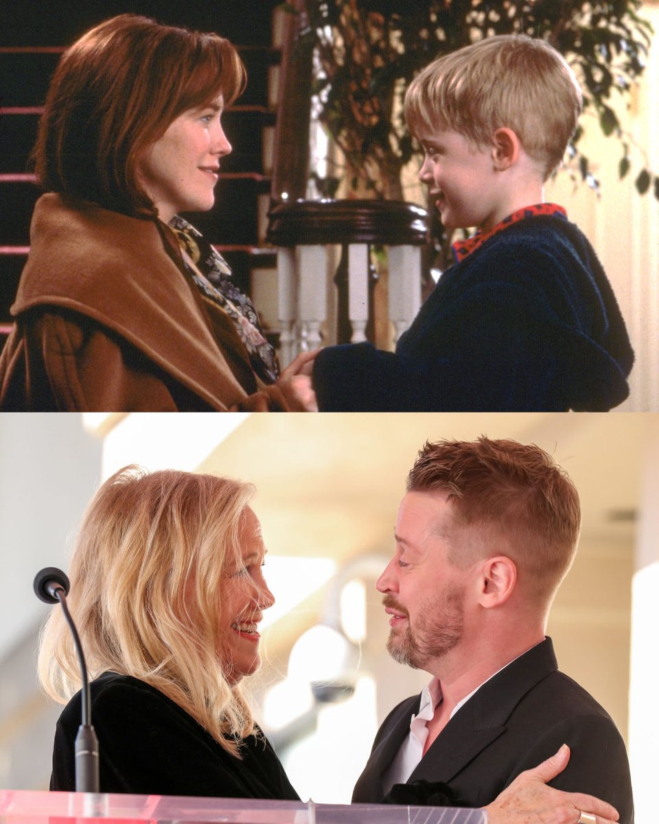 She didn't forget Kevin this time. 🥺❤️ Catherine O'Hara reunites and honors #HomeAlone co-star Macaulay Culkin during his Hollywood #WalkofFame ceremony. (📷: Getty)