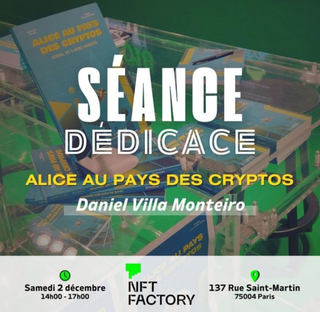C'est bientôt Noël 🎉

Il faudra encore expliquer à Tonton que #Bitcoin ce n'est pas le Mal (ou le fachisme...) 😜

Ne vous fâchez pas bêtement. 😇

Offrez lui "Alice au pays des cryptos", il y a plein d'images et c'est ludique. 😊

En plus, je la dédicace demain à