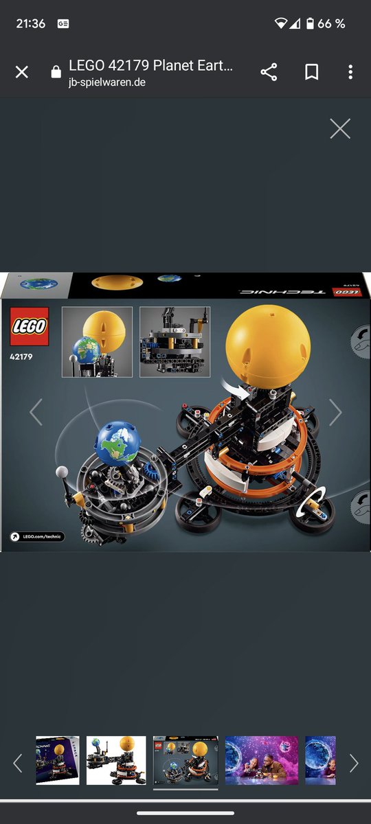 😍 <a href="/LEGO_Group/">LEGO</a> va sortir un planétaire Soleil-Terre-Lune en LEGO Technic !