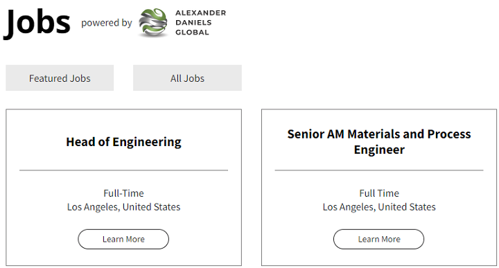 Looking for employment in the #3Dprinting industry? Visit the Jobs page on our website, powered by @AD_GlobalTalent! You'll find a variety of open positions, as well as two Featured Jobs, like a full-time Senior Materials & Process Engineer in Los Angeles.
3dprint.com/jobs/