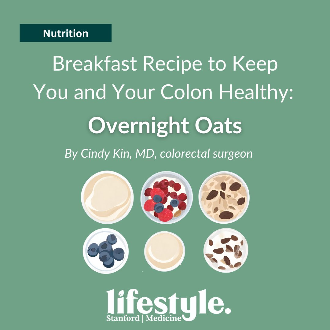 StanfordLifeMed's tweet photo. As a colorectal surgeon at Stanford, Dr. Cindy Kin regularly witnesses the undeniable connection between diet and overall health. In a series of posts, she shares her favorite nourishing recipes that are sure to keep you and your colon healthy.

Read more: https://t.co/26AnIZCbvW https://t.co/mH0kWA3vH2