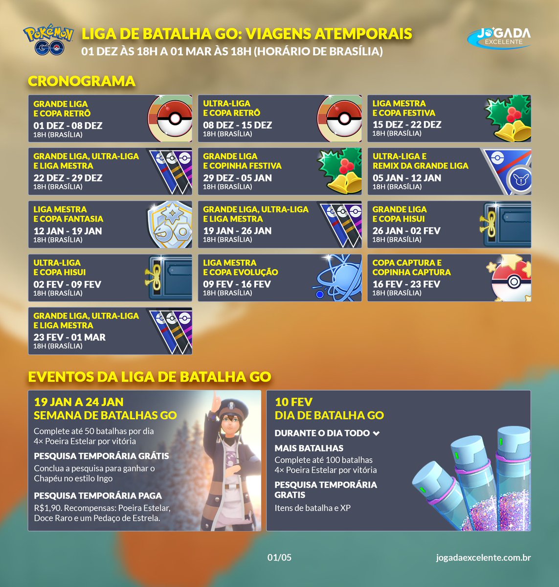 Jogada Excelente - GO Beyond: Kalos está chegando no Pokémon GO! ⠀⠀⠀⠀ A  partir de 02/12, Pokémon originalmente descobertos na região de Kalos  poderão ser encontrados no Pokémon GO. ⠀⠀⠀⠀ Haverá um