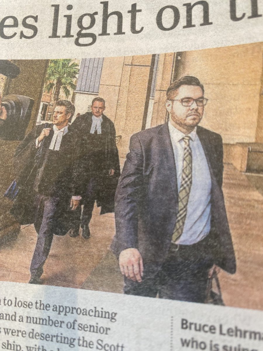 There is one thing I want to do for Bruce Lehrman and that is but him a new tie. That hideous Burberry thing is too awful.