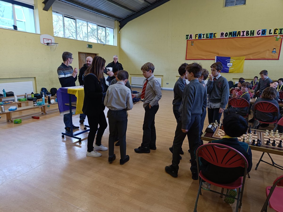 stlaurencesbns's tweet photo. We had a memorable day today in St. Laurence's hosting a chess tournament amongst the local schools. Thanks to Ms. Gavin and Mr. Cooney for organising this event and also thanks to @HollyparkBNS and @OatlandsPrimary for coming to take park. A great day was had by all! ♟️😀 https://t.co/TVFXRsgkm1