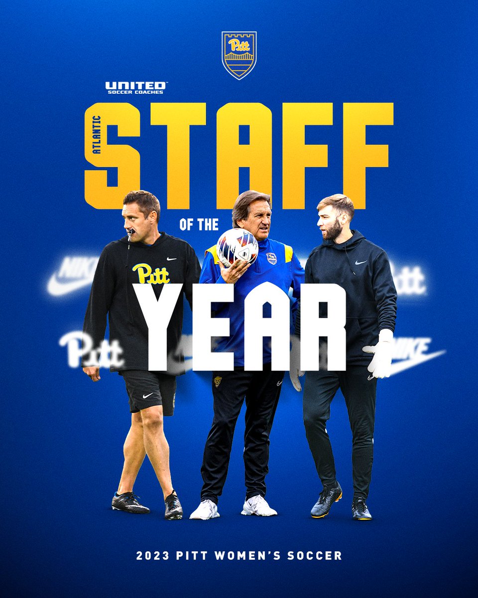 𝙇𝙀𝙂𝙀𝙉𝘿𝘼𝙍𝙔 🤩 Congratulations to the Pitt Women's Soccer coaches on being named @UnitedCoaches Atlantic Region Staff of the Year 🏅 📰 bit.ly/4a50Ofa #H2P