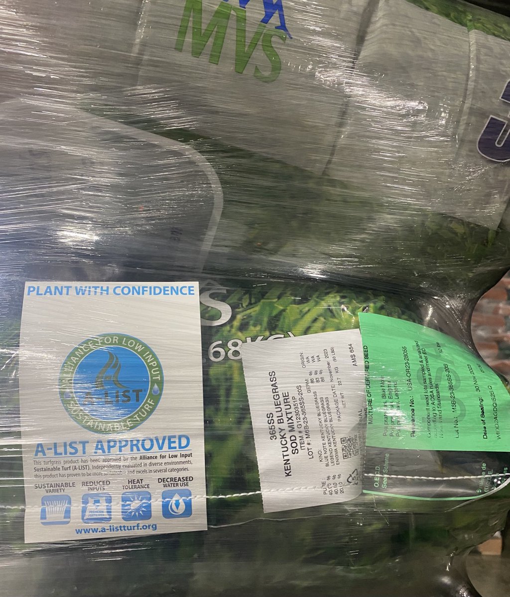MtnView_Seeds's tweet photo. @alistturf and #365ss kbg going international!!! This seed is being shipped to Europe to be used on futball pitches. https://t.co/pULcOEUzwW