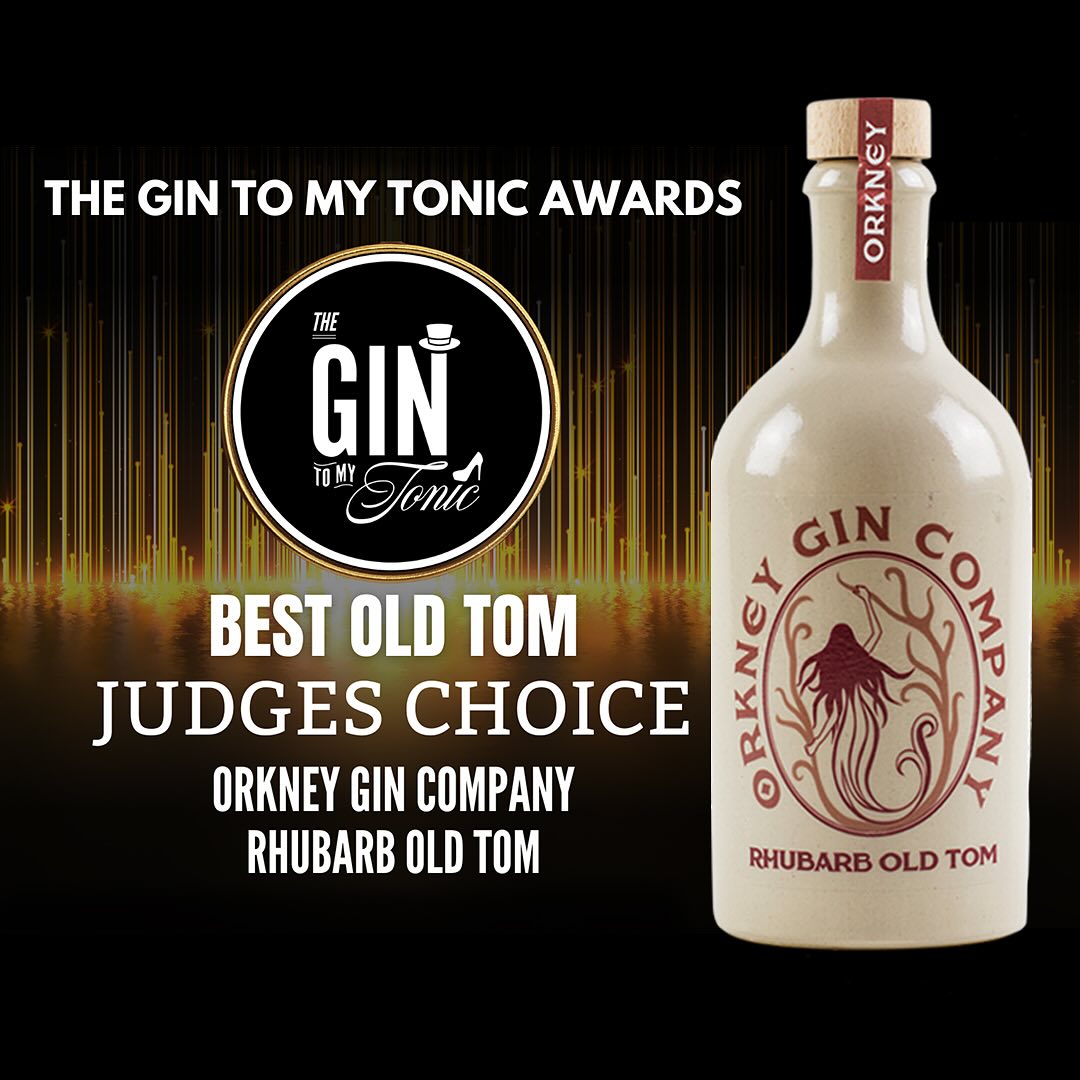 Rhubarb Old Tom wins Gold, and overall ‘Judges Choice’ award in @the_gin_to_my_tonic awards! ✨ these are people’s choice awards, so we can’t thank you guys enough for your love of Rhubarb Old Tom.
Check out the full list of results here: thegintomytonic.com/news-and-revie…

#gin #orkney