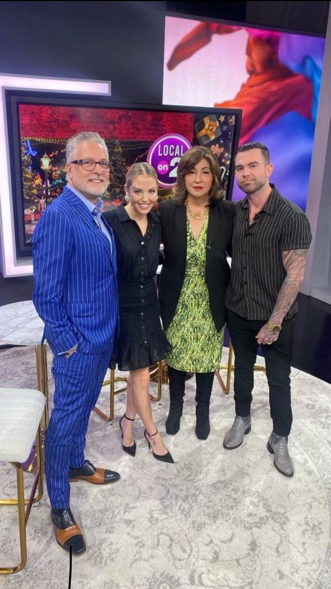 Legacy_PR's tweet photo. We loved having David Fischette and Jay Allen on Local on 2 today to share more about the upcoming Hope for the Holidays Benefit Concert happening on Dec. 16th at The Fisher Center.   

Be sure to get your tickets now at https://t.co/3z9RzgeZyx. https://t.co/0LiftYEJl0