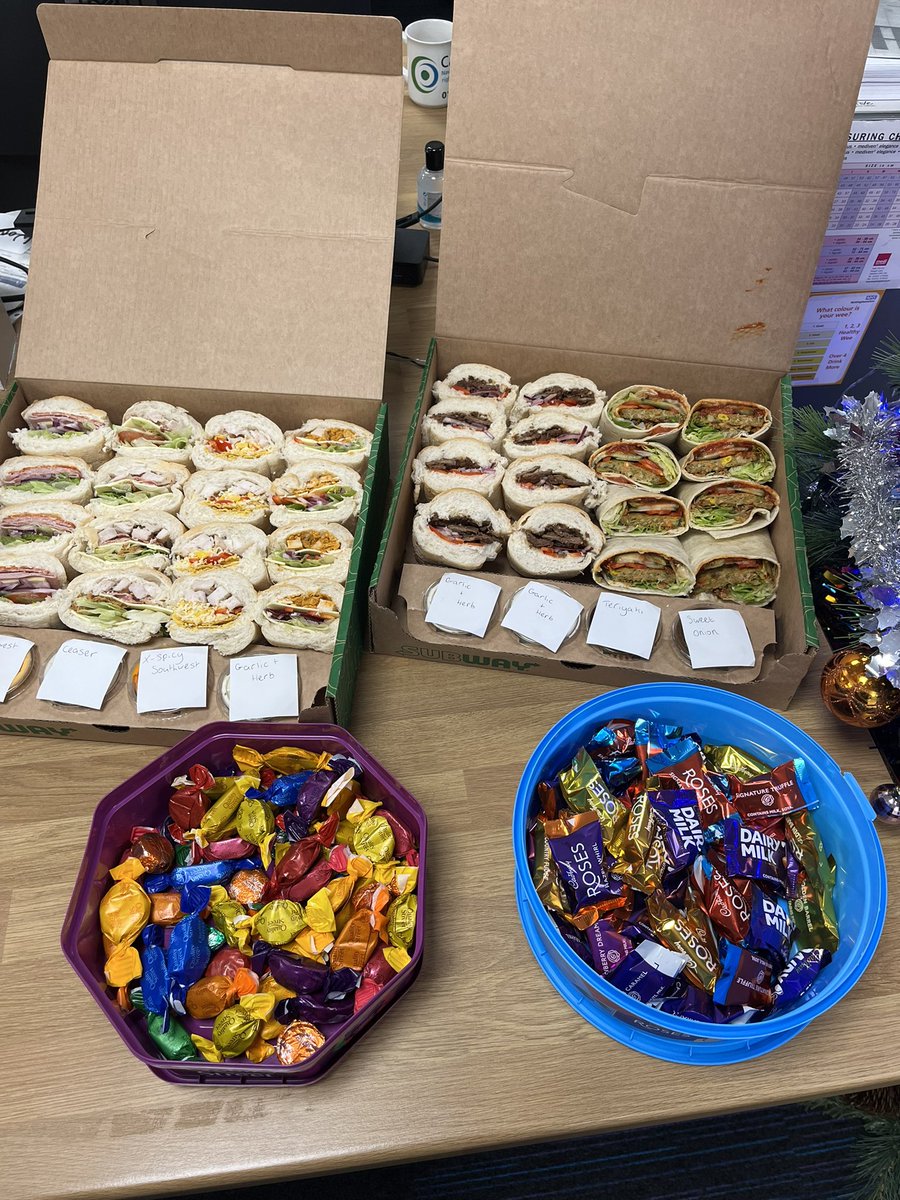 Newark Community Nurses (@newarkict) on Twitter photo The first of our December treats today π Subway for lunch <a href="/NottsHealthcare/">Nottinghamshire Healthcare</a> #Christmas2023 #DNteam ππ
πΌ The first of our December treats today π Subway for lunch <a href="/NottsHealthcare/">Nottinghamshire Healthcare</a> #Christmas2023 #DNteam ππ
πΌ