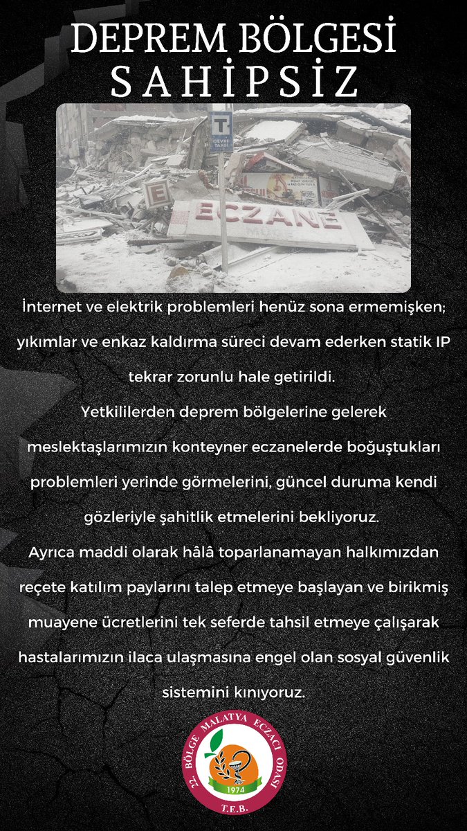 DEPREM BÖLGESİ SAHİPSİZ ❕

<a href="/TahirOzelci/">Tahir Özelçi</a> <a href="/malatyaeczodasi/">22.Bölge Malatya Eczacı Odası</a> <a href="/ecz_ebru/">Ecz.Ebru 💊💊💊</a>