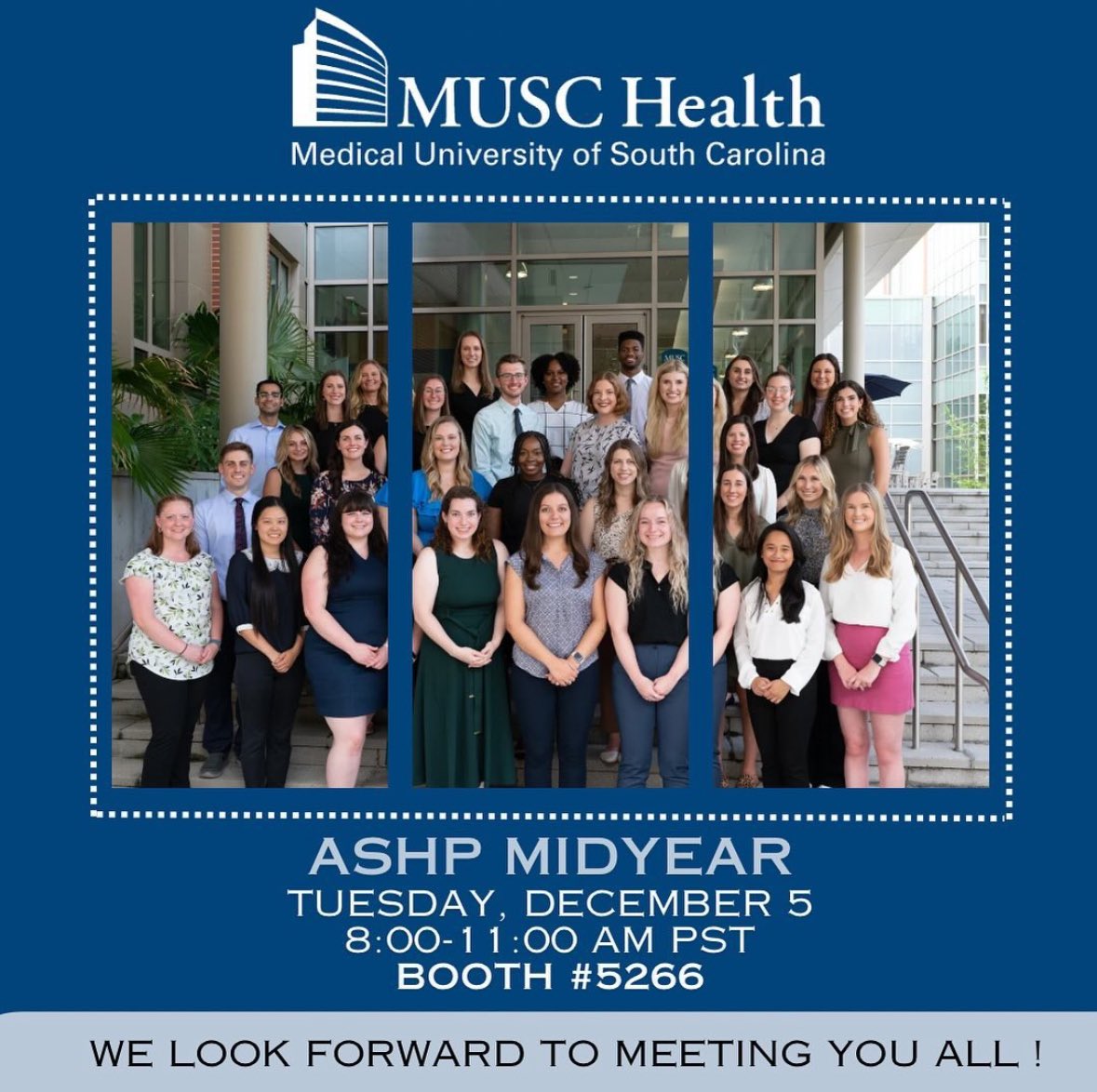 ✨As ASHP Midyear is approaching, we wanted to let you know we will at the Residency Showcase on Tuesday, December 5 from 8:00-11:00 AM PST! Our booth is #5266! We look forward to seeing you all there and answering any questions you may have!! ✨