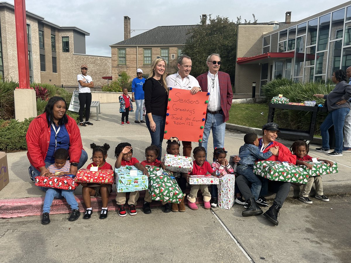EducareNOLA's tweet photo. 🎁We’re grateful for the incredible generosity of @ferrariclub of America New Orleans! Thank you for spreading joy and holiday cheer to our Educare New Orleans students today with your thoughtful gifts! 🎄#EducareNewOrleans #ferrariclubofamerica #neworleans #gratitude https://t.co/KVrMk159oH