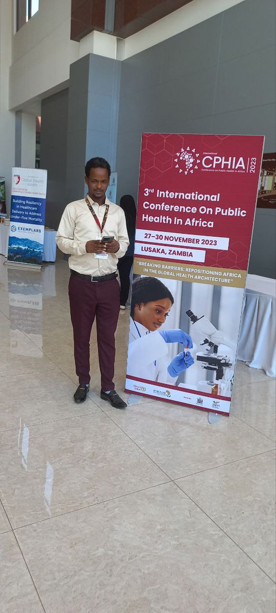 bati_feyiso's tweet image. Thank you, @AfricaCDC, for sponsoring my work for the second time to be presented at the 3rd Conference on Public Health in Africa (@CPHIA2023) in #Lusaka, #Zambia.
#cphi2023
#NewPublicHealthOrder
@_AfricanUnion