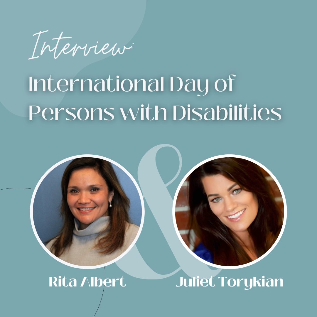 Interview release with Melissa Lee, Juliet Torykian, Rita Abbati Albert. Sunday is the annual observance of the International Day of Disabled Persons, which was proclaimed in 1992, by the United Nations General Assembly. bit.ly/47AwxDm