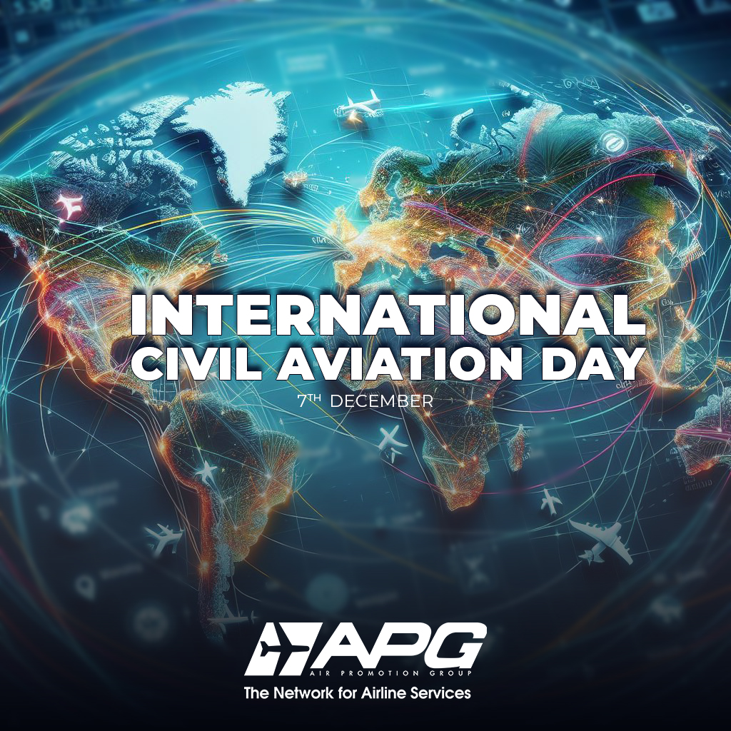APG_Network's tweet photo. π«βοΈ Happy International Civil Aviation Day! πβοΈ
#InternationalCivilAviationDay #FlyingHighTogether #AviationLove #GlobalConnections https://t.co/4QvSl99Rrf