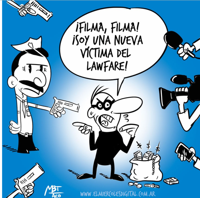 En un futuro próximo, si es que no ha llegado ya, los jueces se tentarán la togas antes de imputar a un político, no sea que éste grite 'LAWFAREEE' y ellos se vean en graves apuros profesionales e incluso penales. El miedo de los jueces será la impunidad de los políticos