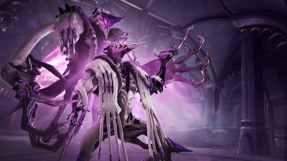 rebbford's tweet photo. Warframe is the official twitch drop for this year's #TheGameAwards ! watch to get your sevagoth, enjoy the show, megan and i will be on stage to bring you some news. https://t.co/aLbVmisBku