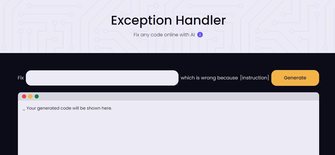 enterprisednaco's tweet image. Exception errors slowing you down? 😤 Our AI Exception Handler will debug your code in real-time, getting you back on track swiftly! 💻 #DataMentor #Debugging