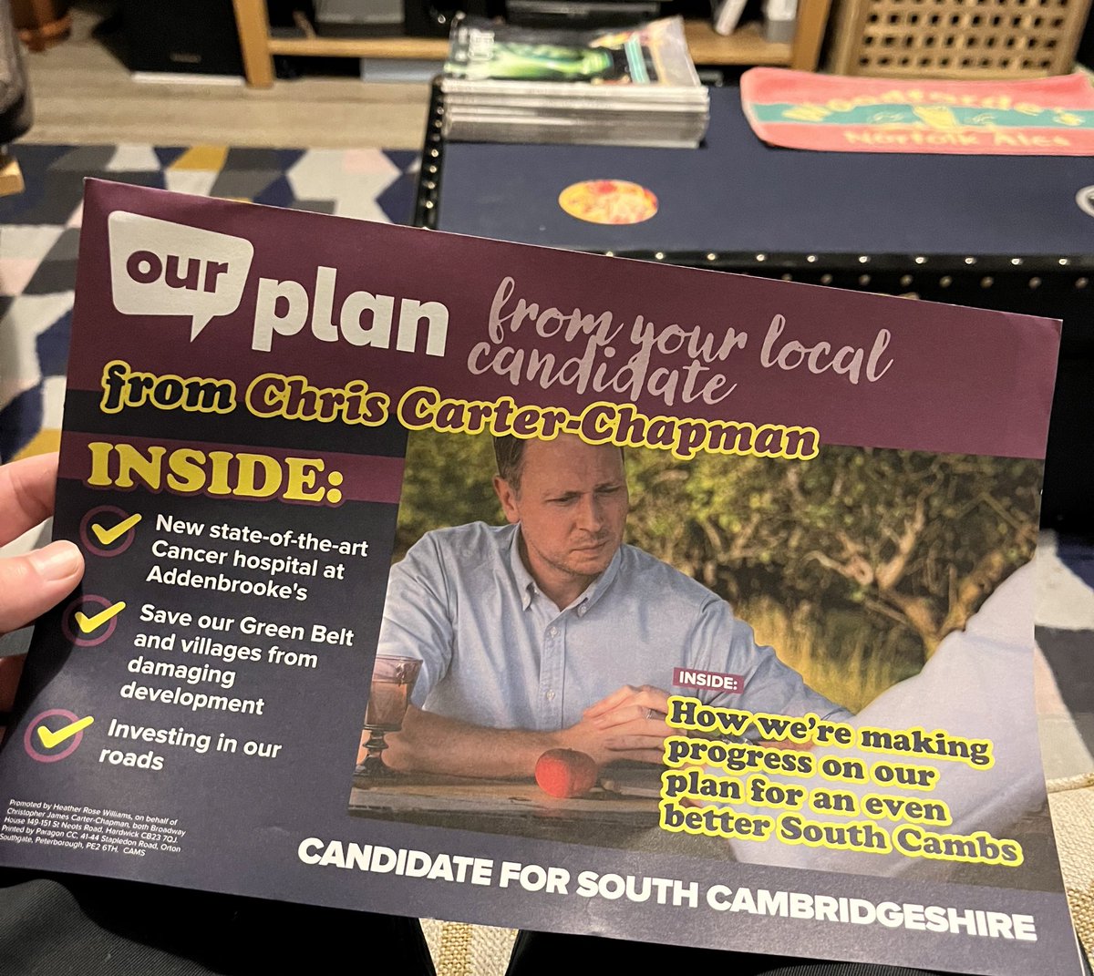 JamesBrookman's tweet photo. When Microsoft released the Xbox, the Microsoft name had such low brand appeal with their target audience that they hid the Microsoft logo, making it very small and hard to find. With that in mind, check out this leaflet that I just got through the door from a political party… https://t.co/cTXQnAuw5Q
