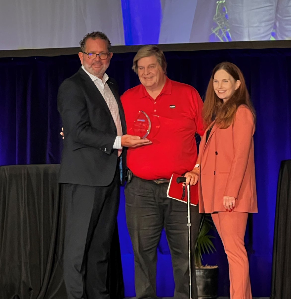 TheToroCompany's tweet photo. Lots of excitement at the #IrrigationShow this week!
Fostering the next generation of irrigation leaders. 🌟
Celebrating our Toro Ag team and the New Product Award for our Transpira Technology. 🏆
Recognizing our very own Craig Borland with the Industry Achievement Award. 👏 https://t.co/oyzw3TIOKV