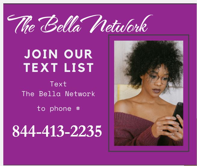 NetworkBella's tweet photo. Join our text list by texting The Bella Network to phone # (844)413-2235 https://t.co/6NsPgIyLgr