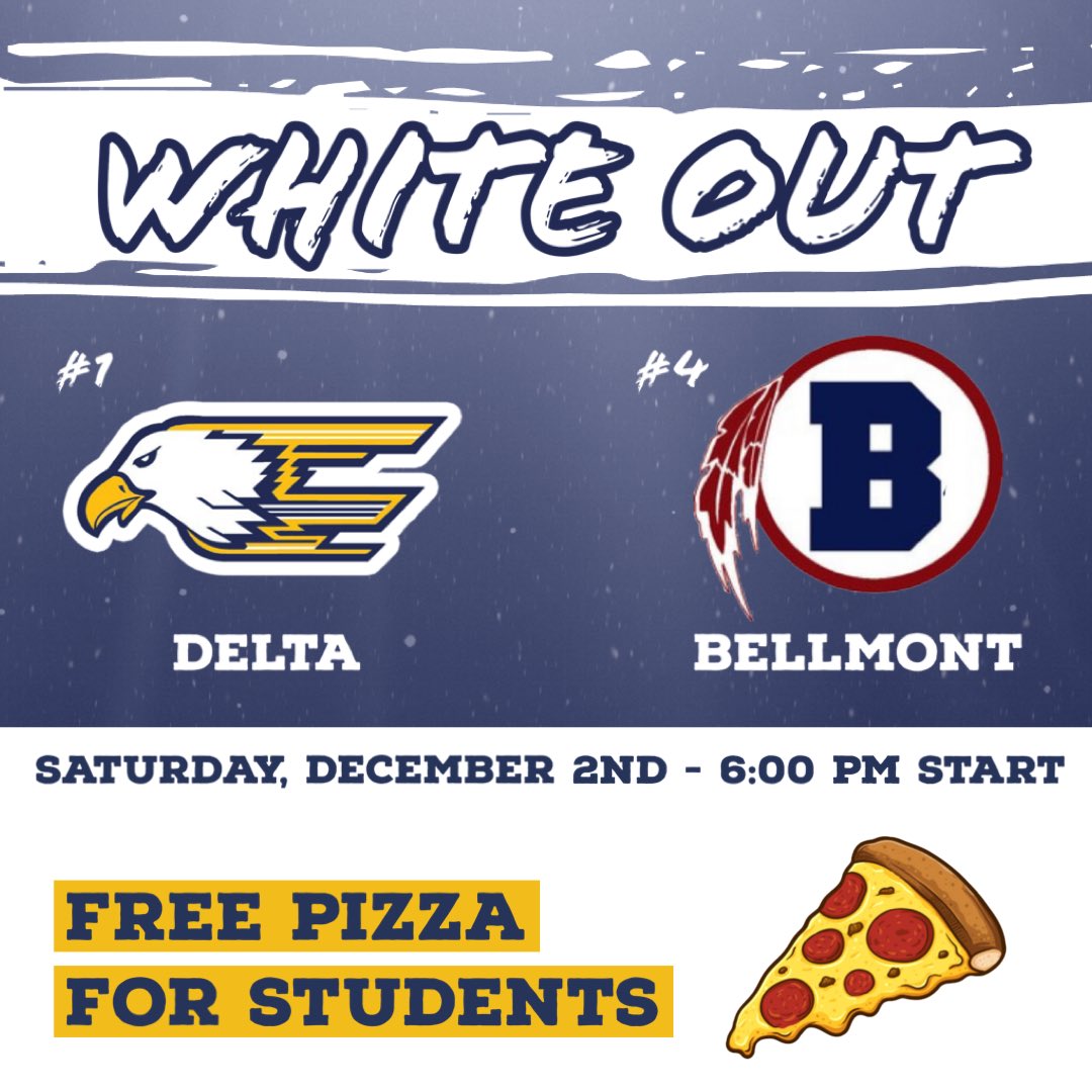 𝐃𝐄𝐋𝐓𝐀 𝐖𝐑𝐄𝐒𝐓𝐋𝐈𝐍𝐆 🦅
» Saturday Dual

𝑳𝑬𝑻𝑺 𝑷𝑨𝑪𝑲 𝑻𝑯𝑬 𝑯𝑶𝑼𝑺𝑬 𝑨𝑵𝑫 𝑩𝑬 𝑳𝑶𝑼𝑫 𝑭𝑶𝑹 𝒀𝑶𝑼𝑹 #𝟏 𝑹𝑨𝑵𝑲𝑬𝑫 𝑬𝑨𝑮𝑳𝑬𝑺 𝑨𝑺 𝑾𝑬 𝑻𝑨𝑲𝑬 𝑶𝑵 #𝟒 𝑹𝑨𝑵𝑲𝑬𝑫 𝑩𝑬𝑳𝑳𝑴𝑶𝑵𝑻 💪🏼🤼‍♂️

◽️ 🅆🄷🄸🅃🄴  🄾🅄🅃  🄽🄸🄶🄷🅃 ◽️

Students = FREE PIZZA 🍕