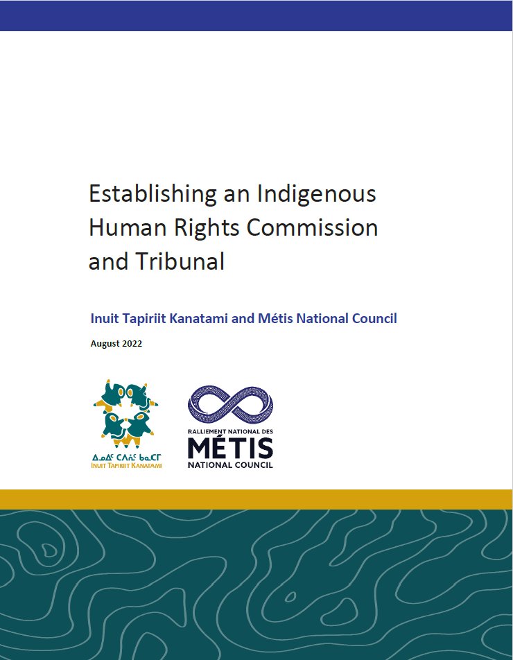 ITK and MNC have co-authored a paper to identify how an Indigenous human rights commission and tribunal should be established.

Read more here: itk.ca/establishing-a…