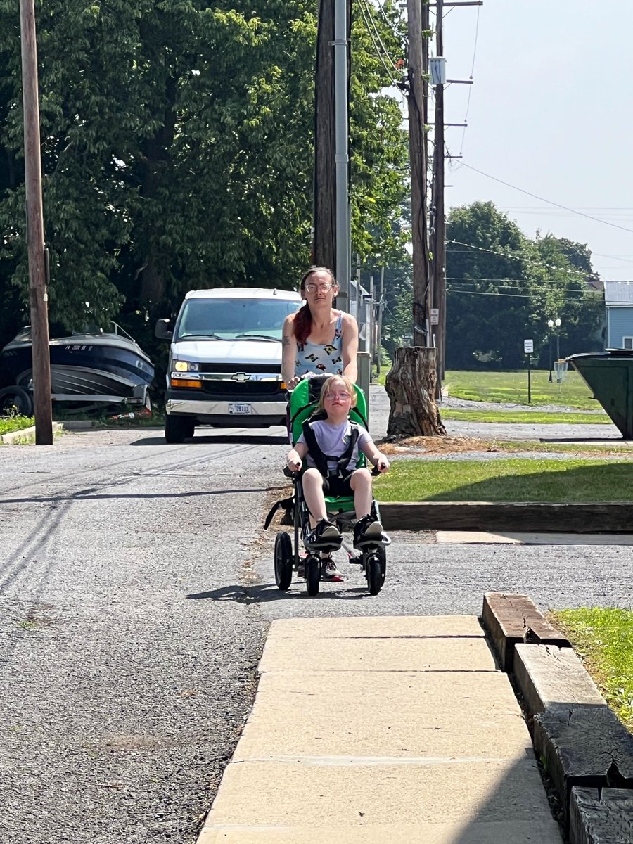 VarietyKids's tweet photo. ""We didn't even make in the door. Once we arrived home, Mikki immediately wanted to go for a walk. I can't  thank you all enough for all that you do. This opens up a whole new world for us!" #mystroller #adaptivestroller #onthego #safety #family https://t.co/1o8lu5Os0q