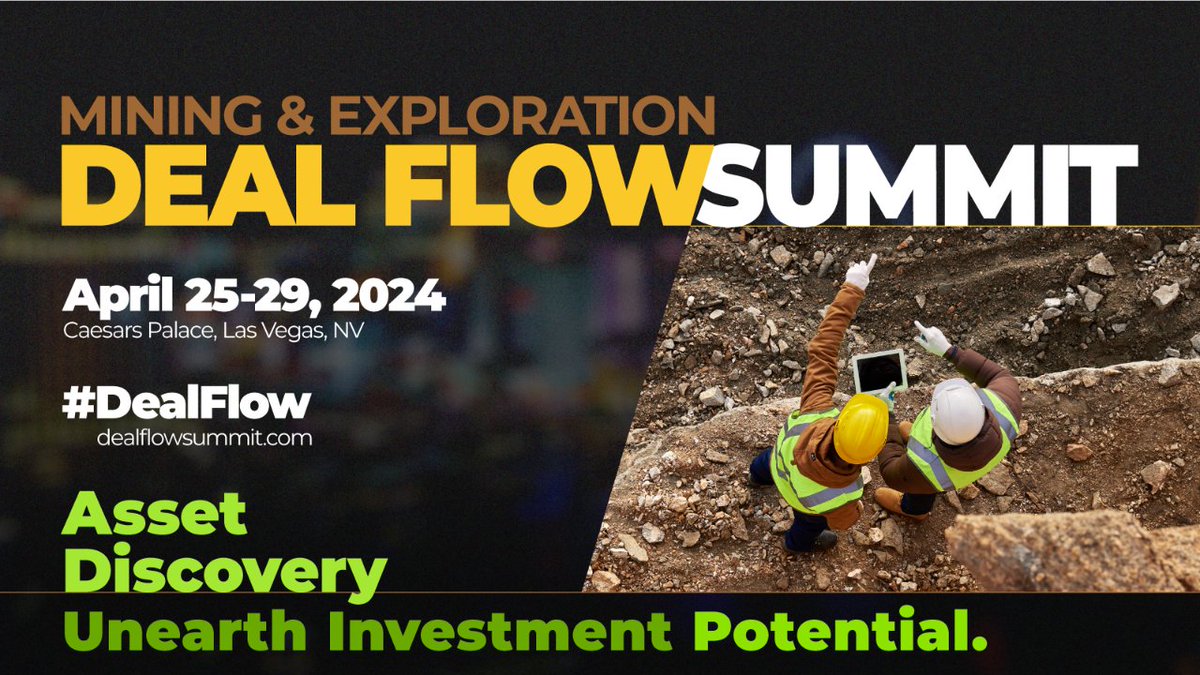 Discover diverse mining investment opportunities at #DealFlowSummit2024. Connect, explore, invest in Greenfield projects &amp; more. Transforming mining's future starts here! 🌐 RSVP: dealflowsummit.com

#MiningInvestments #AssetDiscovery #DealFlow