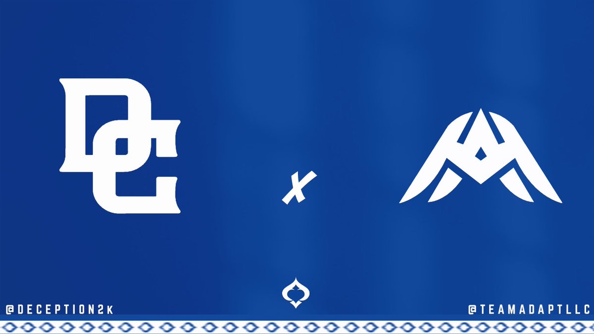 TeamAdxptLLC's tweet image. Team Adxpt has officially signed @Deception2k 🏀 

Roster:
@CertifiedN8x 
@Cole11wrld
@_kingyup
@RBMalccc 
@itsjuulz 
@Corporite 
@BossShotta74

*Team jersey's in comments
#AdxptDeception #AdxptWinterRC #AdxptOnTop #Adxpt2k