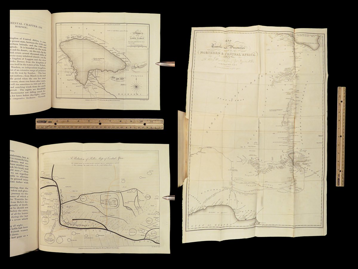 SchilbRareBooks's tweet image. 1826 Dixon Denham's "Narrative of travels and discoveries". ow.ly/K8IF50QcLyJ

#Exploration #Provenance #Engravings #Sahara #RareBooks #SchilbAntiquarian #Story #Books #Reading #History #VintageBooks #Bibliophile #OldBooks #BookHaul #Booktok #InstaBooks #Bookstagram