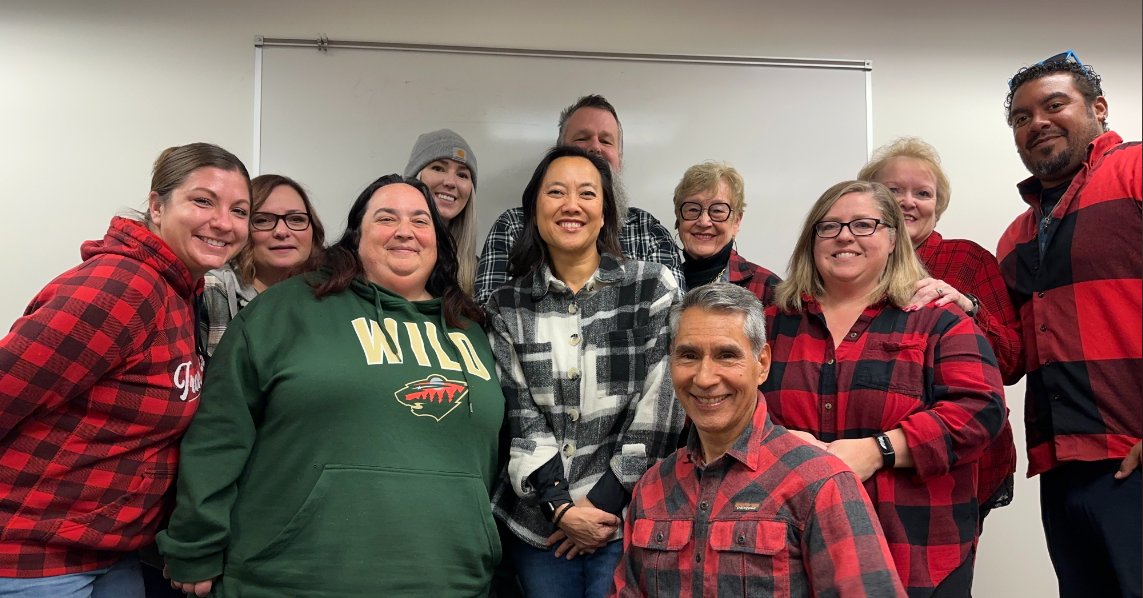 TheCharterWay's tweet photo. We had a great time celebrating Lumberjack Day at Charter Solutions! We enjoyed great food and trivia, with two members of our recruiting team, Katie Kohner and Sandra Sandlie, tying for the trivia contest title. 🪓

#LumberjackDay #Team #WorkplaceFun #Together #Trivia https://t.co/kwjXDzgAfF