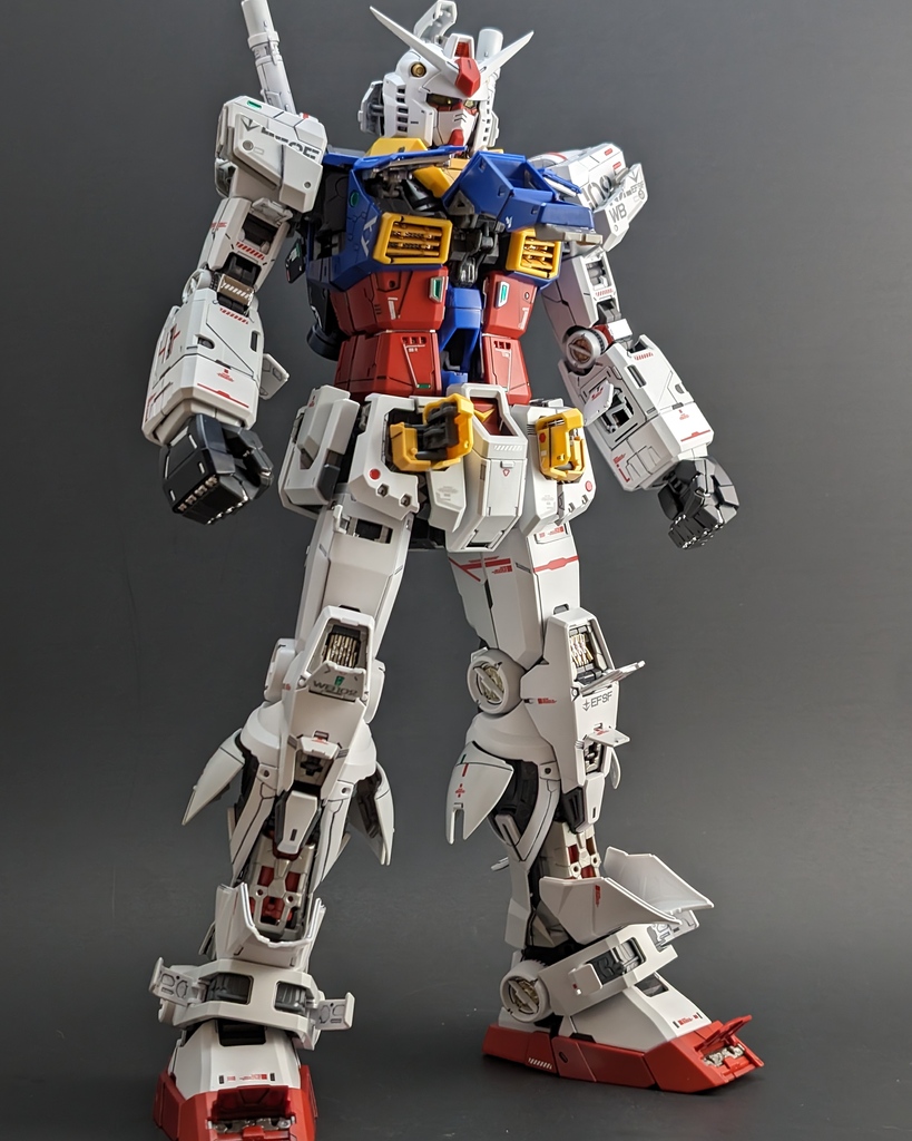 MechaWarehouse's tweet image. Sometimes all you need is panel lining and some decals! What is a simple change that makes a big difference when building?

Kit: PG 1/60 Unleashed RX-78-2
Builder: brawny216 (IG)

#PerfectGrade #PGUnleashed #RX78 #GrandDaddyGundam #GunplaBuilder #GunplaPhotography