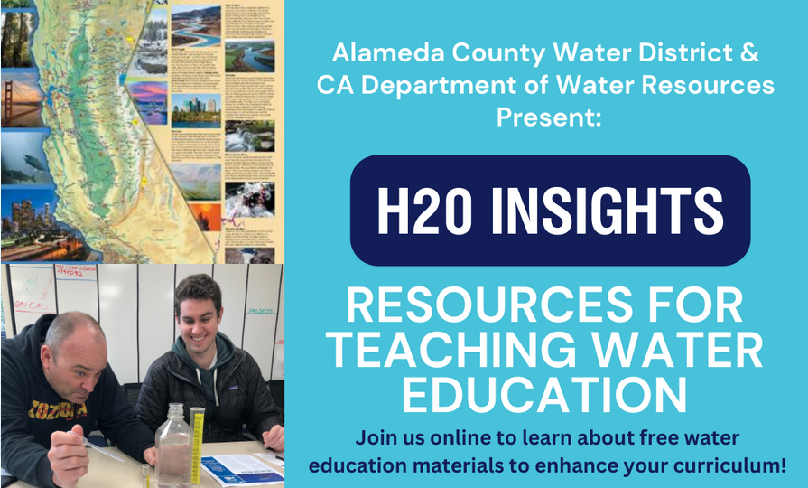 Dive into water education resources! Representatives from <a href="/CA_DWR/">California Department of Water Resources</a> and <a href="/AlamedaCountyWD/">Alameda County WD</a> will share information about free water education resources for teachers. Dec. 6, 3:45-4:45pm. Register for this online event hosted by <a href="/USDFremont/">Fremont USD</a>: myemail.constantcontact.com/-Correction-to…