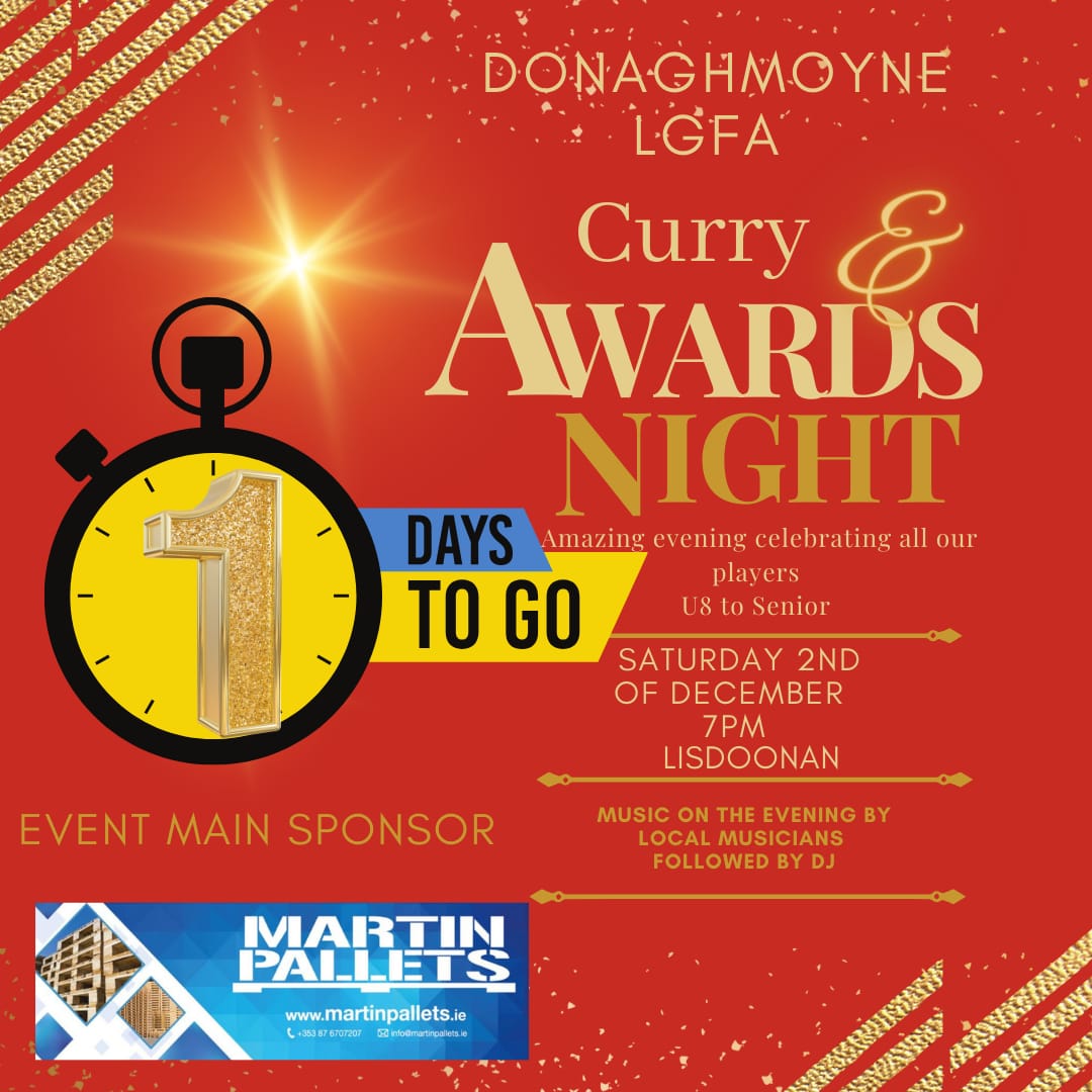 🇦🇹Curry &amp; Awards Night🇦🇹
We are looking forward 2 seeing you all in Lisdoonan Centre 2moro evening, food is served from 7-8.30 &amp; music will be provided by DJ Country. Please note there are no card facilities in the centre (cash only). Donations at the door 🇦🇹
