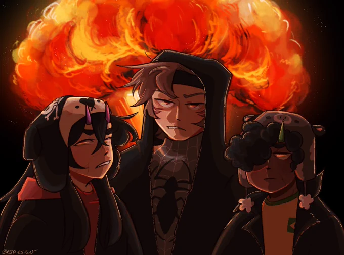 A family of emos  #qsmpfanart #roierfanart #qsmpleonarda #qsmpricharlyson