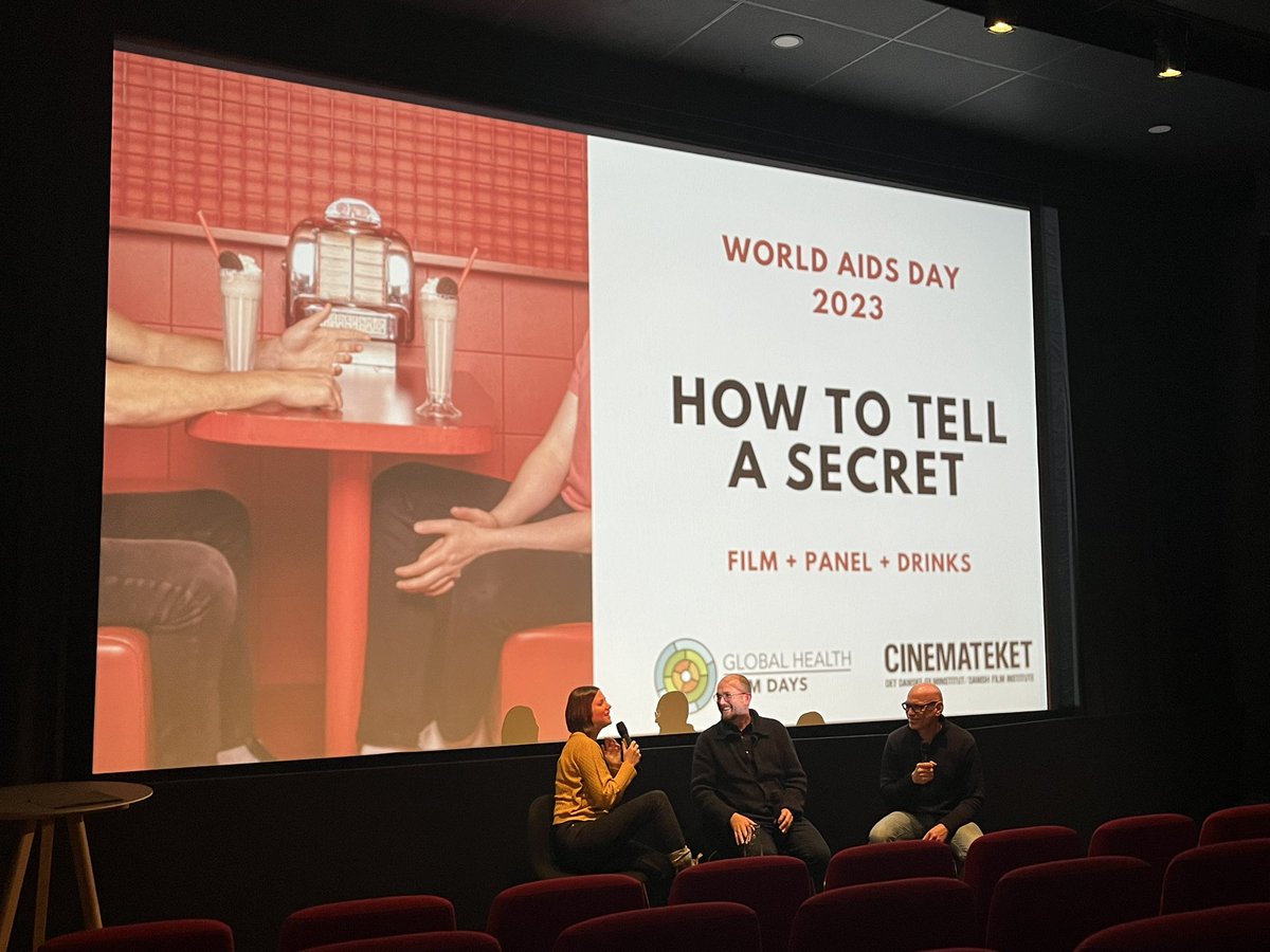 Celebrating world #aidsday at the screening of ‘How to tell a secret’. What a powerful, beautiful and moving film about living with AIDS in Ireland and the power of theater and community to fight  stigma #globalhealthfilmdays @KU_GlobalHealth