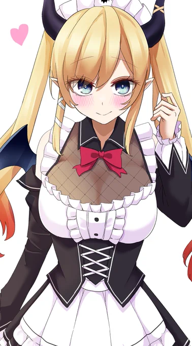 38日目メイド衣装ちょこ先 #しょこらーと 