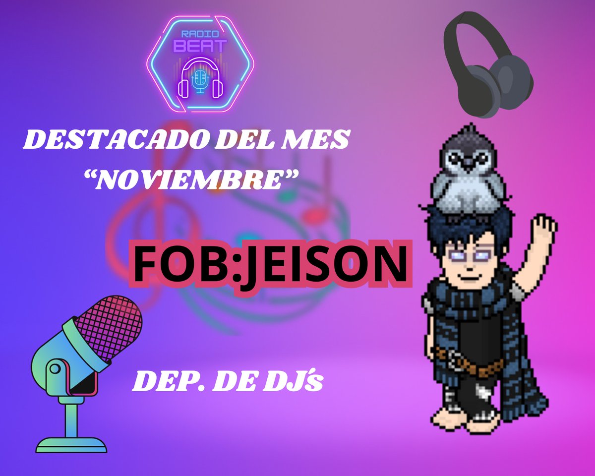 radiobeathabbo's tweet photo. El equipo de RadioBeat Quiere felicitar y premiar a @Yeisson277  por su esfuerzo y por alegrar las noches de Radiobeat con su musica. RadioBeat diferente a todas igual a ti. ❤️ https://t.co/eJcIit6hwV