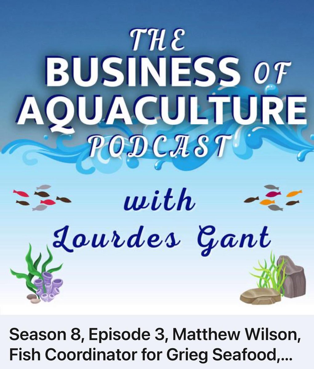 Don't miss the latest episode of The Business of Aquaculture with Young Pro, Matthew Wilson, from Grieg Seafood BC Ltd! 

LISTEN HERE: open.spotify.com/episode/4ADSZ8… 

#youngpros #bcsalmonfarmers #sustainableseafood #lovesalmon #fishhealth #cdnpoli #bcpoli